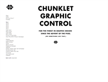 Tablet Screenshot of chunkletgraphiccontrol.com